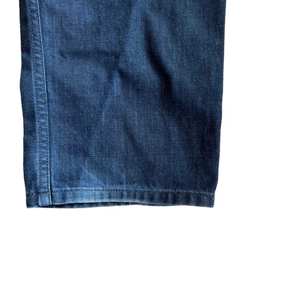 Marks And Spencers Autograph Dark Blue Jeans W38 L39 Straight Leg Slim Fit Mens - Picture 9 of 10